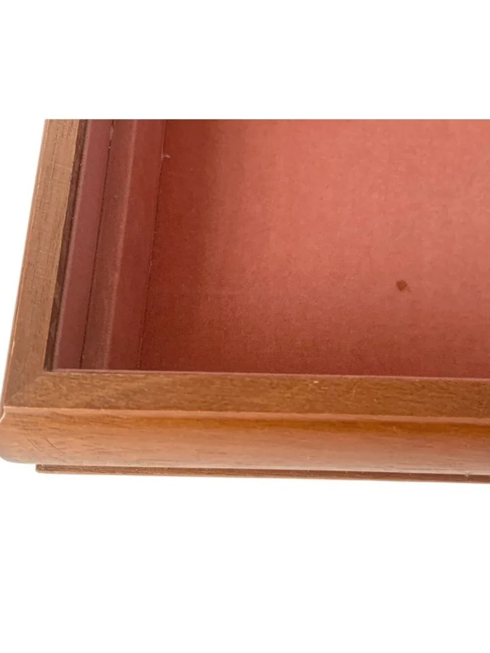 Vintage Wooden Jewelry Box Removable Tray Jewellery Box Retro - Picture 5 of 8